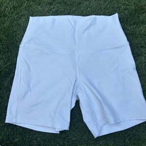 Lululemon White Align Shorts